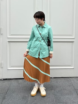 「marimekko（マリメッコ）のアイテム」を使った、marimekkostaffさん（レディース・162cm）の秋コーディネート