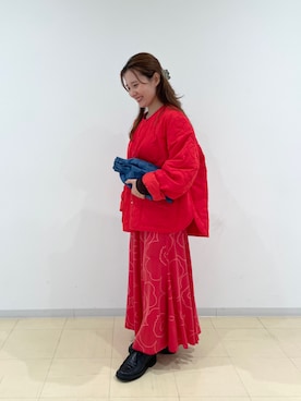 「アイテム（その他アウター）」を使った、marimekkostaffさん（レディース・149cm）の秋コーディネート