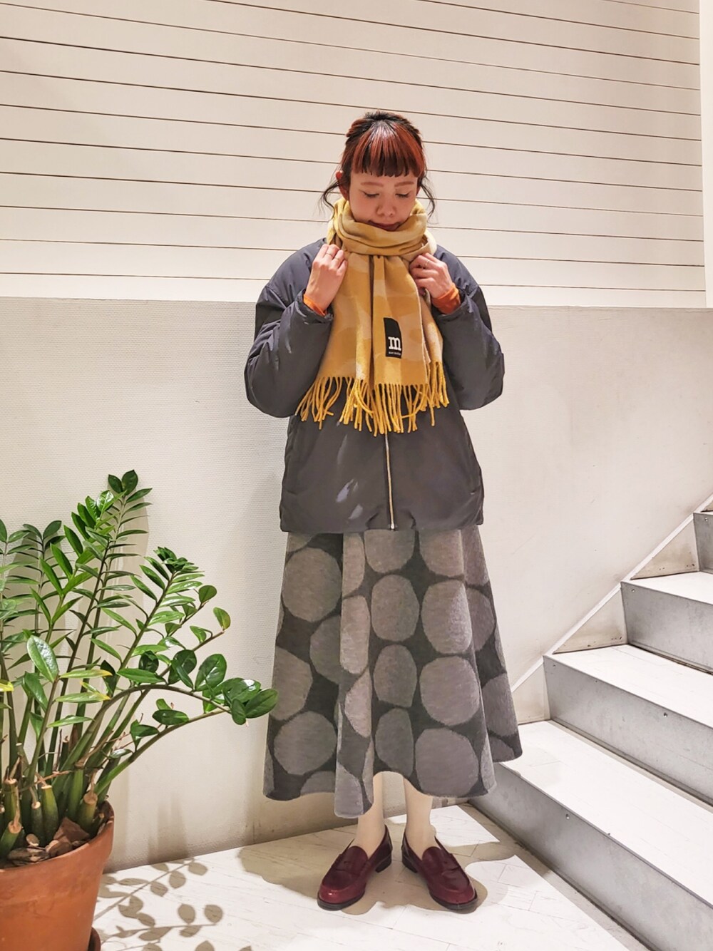 marimekko（マリメッコ）の「Unikko / Ovlin scarf（ストール