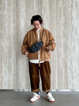 「marimekko（マリメッコ）のアイテム」を使った、marimekkostaffさん（レディース・162cm）の秋コーディネート