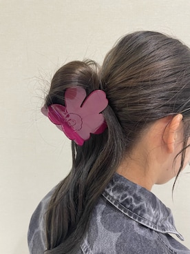「アイテム（バレッタ/ヘアクリップ）」を使った、marimekkostaffさん（レディース・166cm）の秋コーディネート