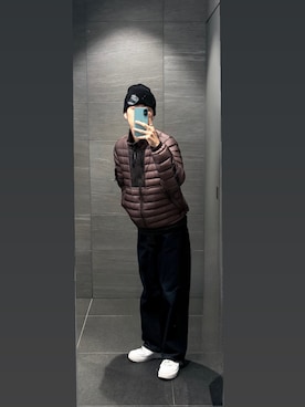 「アイテム（ダウンジャケット/コート）」を使った、yu-daiさん（メンズ・165cm）の秋コーディネート