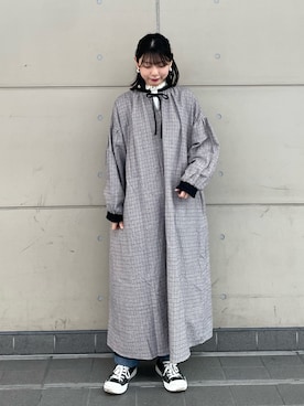 「アイテム（ワンピース/ドレス）」を使った、シノさん（レディース・152cm・20代）の冬コーディネート