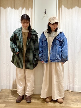 シノさん（レディース・153cm）の冬コーディネート