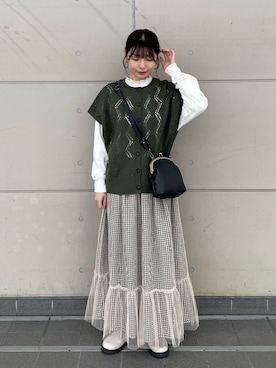 「SM2」｜シノさん（骨格ストレート・レディース・152cm）の秋コーディネート