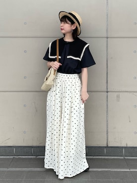 「SM2」｜シノさん（骨格ストレート・レディース・152cm）の春コーディネート