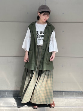 シノさん（レディース・152cm）の夏コーディネート