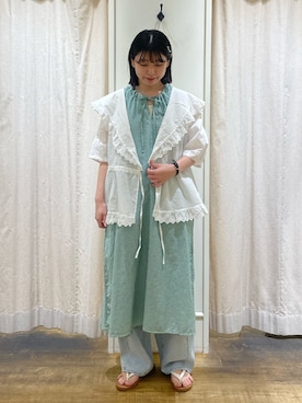 「Samansa Mos2（サマンサ モスモス）のアイテム」を使った、シノさん（レディース・153cm）の秋コーディネート