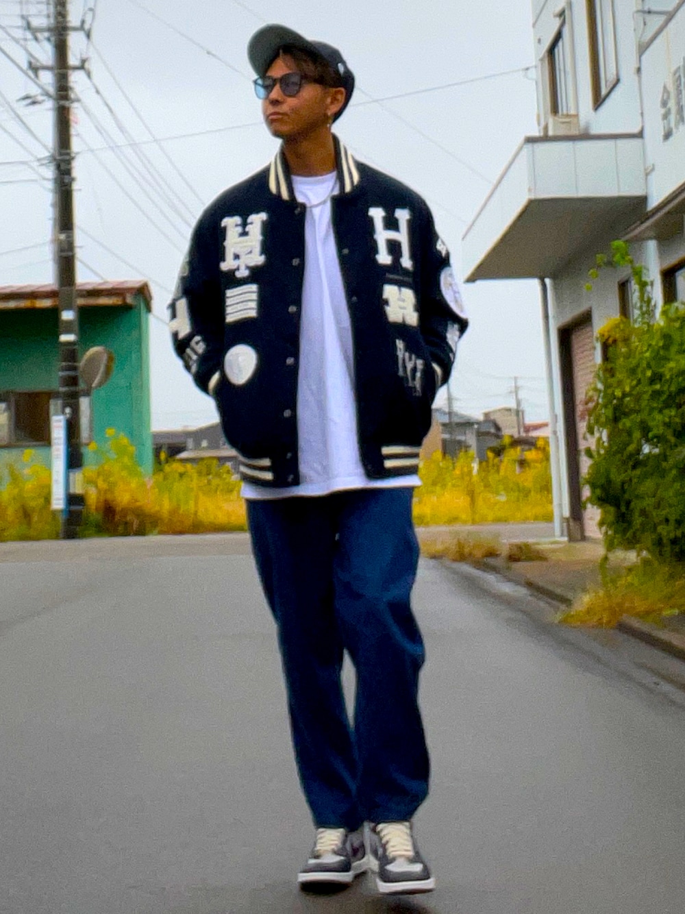 遊戯王×NIKE スタジャン 2XL ネイビー/ホワイト【24時間限定価格】 遊戯王×NIKE スタジャン 2XL ネイビー/ホワイト【24時間限定価格