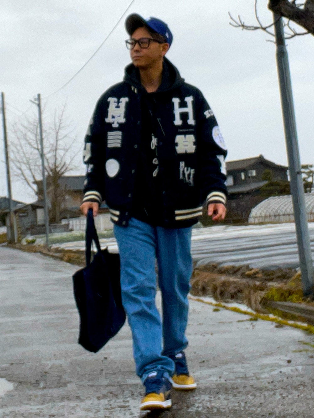 スタジャンを使った「ロンハーマン」のメンズ人気ファッション