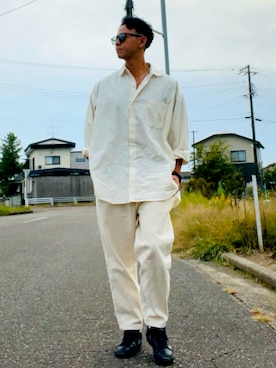 「アイテム（サングラス）」を使った、nobutanchinさん（メンズ・173cm）の秋コーディネート