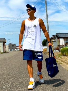 「アイテム（その他パンツ）」を使った、nobutanchinさん（メンズ・173cm）の夏コーディネート