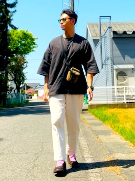 「FREAK'S STORE（フリークスストア）のアイテム（パンツ）」を使った、nobutanchinさん（メンズ・173cm）の春コーディネート