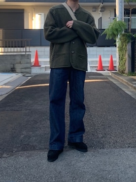 「vendor（ベンダー）のアイテム」を使った、まりふくさん（メンズ・164cm）の秋コーディネート