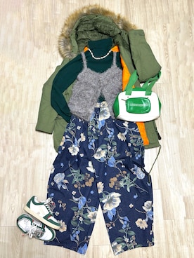 「Alpha Industries（アルファインダストリーズ）のアイテム」を使った、Kamicy_suiさん（レディース・153cm）の春コーディネート