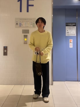 「FENDI（フェンディ）のアイテム」を使った、ゆうきくんさん（メンズ・163cm）の春コーディネート