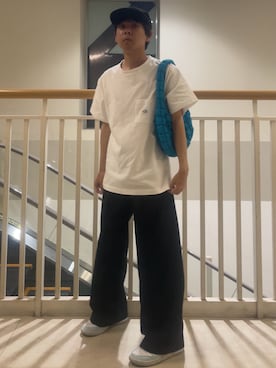 「ATTACHMENT（アタッチメント）のアイテム」を使った、ゆうきくんさん（メンズ・163cm）の夏コーディネート