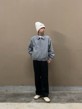 「アイテム（ブルゾン）」を使った、ゆうきくんさん（メンズ・163cm）の秋コーディネート