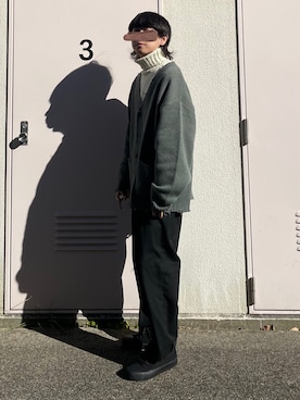 「UNIIT（ユニット）のアイテム（トップス）」を使った、ゆうきくんさん（メンズ・163cm）の冬コーディネート