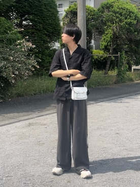 「Zatchels（ザッチェルズ）のアイテム」を使った、ゆうきくんさん（メンズ・163cm）の夏コーディネート