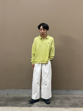 「アイテム（ポロシャツ）」を使った、ゆうきくんさん（メンズ・163cm）の秋コーディネート