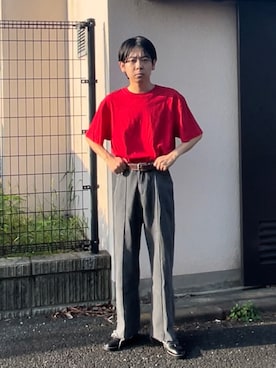 「アイテム（その他シューズ）」を使った、ゆうきくんさん（メンズ・163cm）の夏コーディネート