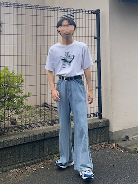 「みんなの白Tフェス」｜「アイテム（その他）」を使った、ゆうきくんさん（メンズ・163cm）の夏コーディネート