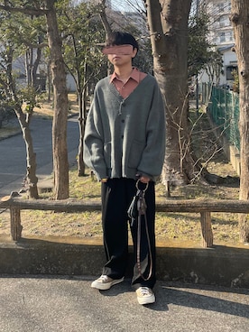 「UNIIT（ユニット）のアイテム」を使った、ゆうきくんさん（メンズ・163cm）の春コーディネート