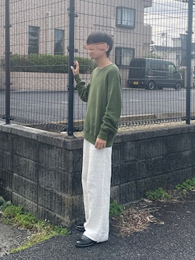 「Hender Scheme（エンダースキーマ）のアイテム（シューズ）」を使った、ゆうきくんさん（メンズ・163cm）の秋コーディネート
