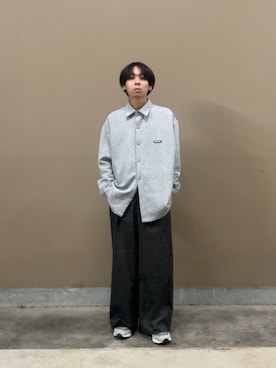 「アイテム（カーディガン/ボレロ）」を使った、ゆうきくんさん（メンズ・163cm）の冬コーディネート