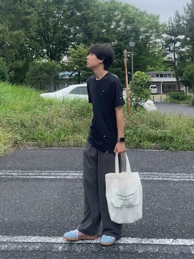 「URBAN RESEARCH（アーバンリサーチ）のアイテム（パンツ）」を使った、ゆうきくんさん（メンズ・163cm）の夏コーディネート