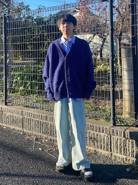 「Hender Scheme（エンダースキーマ）のアイテム（シューズ）」を使った、ゆうきくんさん（メンズ・163cm）の秋コーディネート