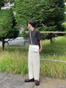 「アイテム（バッグ）」を使った、ゆうきくんさん（メンズ・163cm）の夏コーディネート