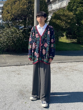 「URBAN RESEARCH（アーバンリサーチ）のアイテム（スラックス）」を使った、ゆうきくんさん（メンズ・163cm）の春コーディネート