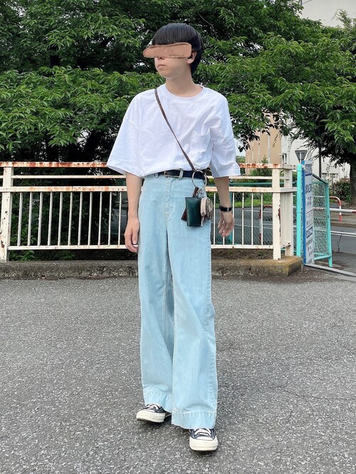 ゆうきくん｜AZUL BY MOUSSYのデニムパンツを使っ 