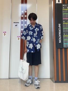 「アイテム（トートバッグ）」を使った、ゆうきくんさん（メンズ・163cm・20代）の夏コーディネート