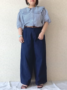 「SWATCH（スウォッチ）のアイテム」を使った、aya_∗*ﾟさん（レディース・153cm）の夏コーディネート