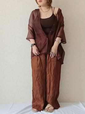 「apres jour（アプレジュール）のアイテム（アクセサリー）」を使った、aya_∗*ﾟさん（レディース・153cm）の夏コーディネート