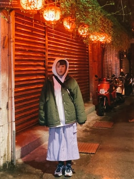 「travel」｜Kさん（レディース・155cm）の冬コーディネート