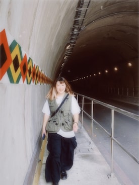 「oversize」｜Kさん（レディース・155cm）の秋コーディネート