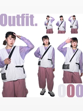 「旅遊」｜Kさん（レディース・155cm）の冬コーディネート