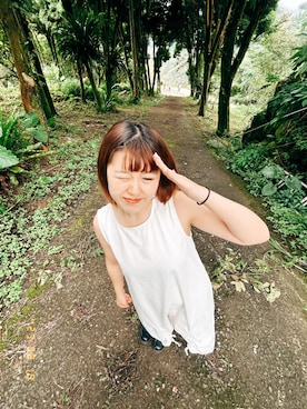 「旅遊」｜Kさん（レディース・155cm）の夏コーディネート