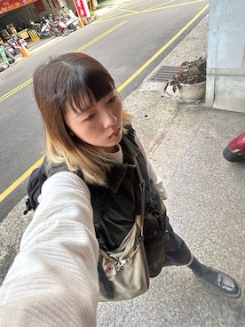 「旅遊」｜Kさん（レディース・155cm）の冬コーディネート