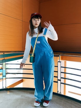 「school」｜Kさん（レディース・155cm）の冬コーディネート