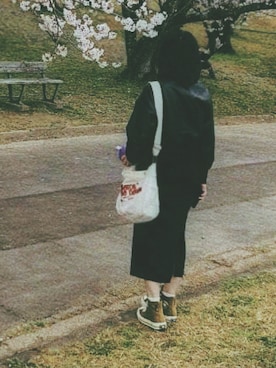 「FREE'S MART（フリーズマート）のアイテム（ワンピース/ドレス）」を使った、しいなくんさん（レディース・160cm）の春コーディネート