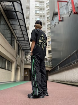「DANKE SCHON（ダンケシェーン）のアイテム（シューズ）」を使った、幸太郎さん（メンズ・170cm）の春コーディネート