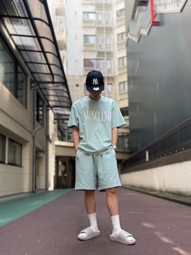 「L.H.P（エルエイチピー）のアイテム（パンツ）」を使った、幸太郎さん（メンズ・170cm）の春コーディネート