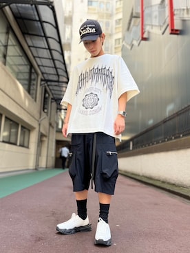 「DANKE SCHON（ダンケシェーン）のアイテム（シューズ）」を使った、幸太郎さん（メンズ・170cm）の春コーディネート
