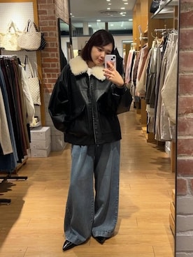 「LOWRYS FARM（ローリーズファーム）のポインテッドＦシューズ 581137（パンプス、ブラック系）」を使った、ncy03さん（レディース）の春コーディネート