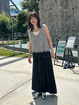 「LOWRYS FARM（ローリーズファーム）のアイテム（パンプス）」を使った、ncy03さん（レディース・158cm）の春コーディネート